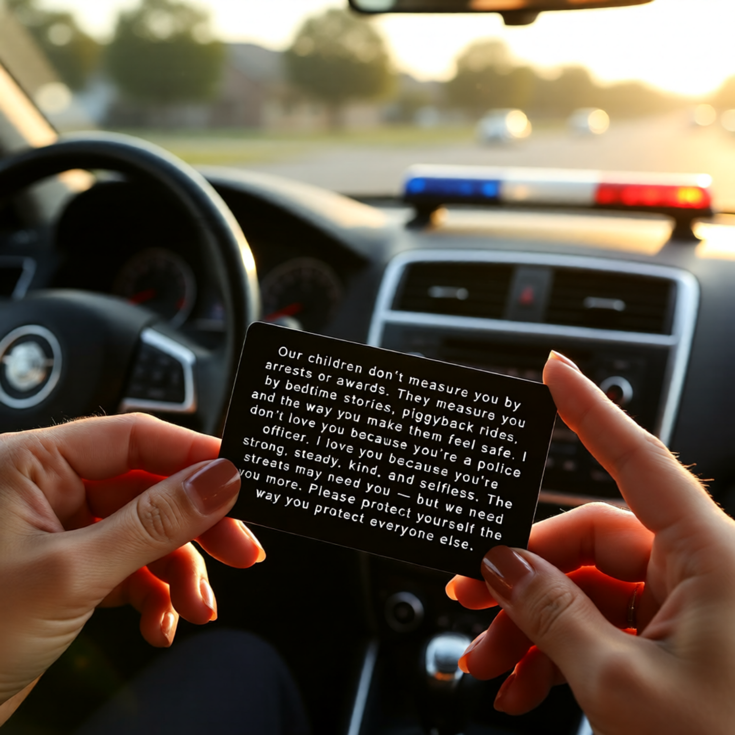 Policeman Metal Wallet Card Gift, Personalized Police Academy Graduation Gift, Police Dad Gift, Police Officer Law Enforcement Gift Men Women