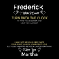 Personalized Gift for Husband Turn Back the Clock - Cuban Chain Necklace with Cross