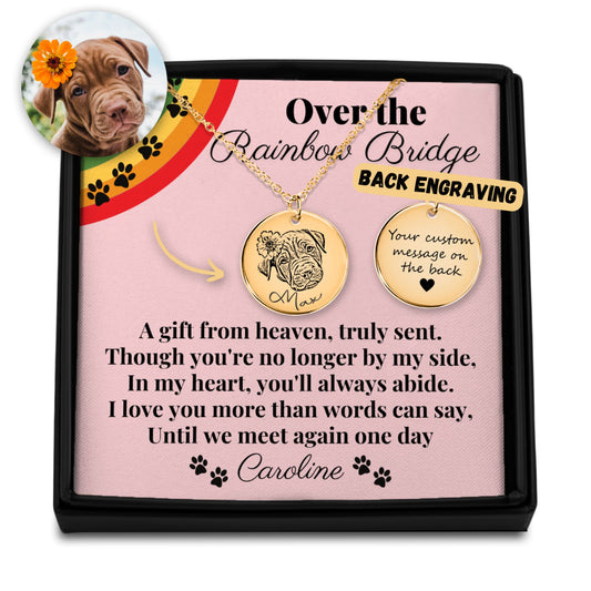 Pet Memorial Portrait Necklace