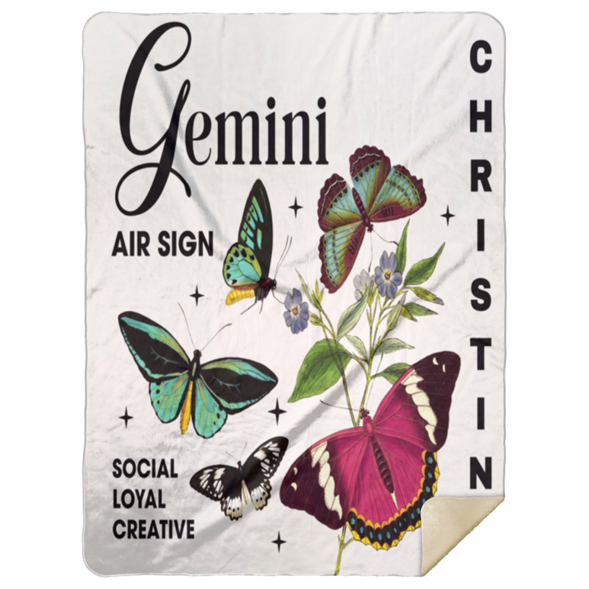 Zodiac Personalized Blanket