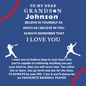 Personalized Baseball Fan Gift for Grandson Believe in Yourself - Cuban Chain Necklace with Cross