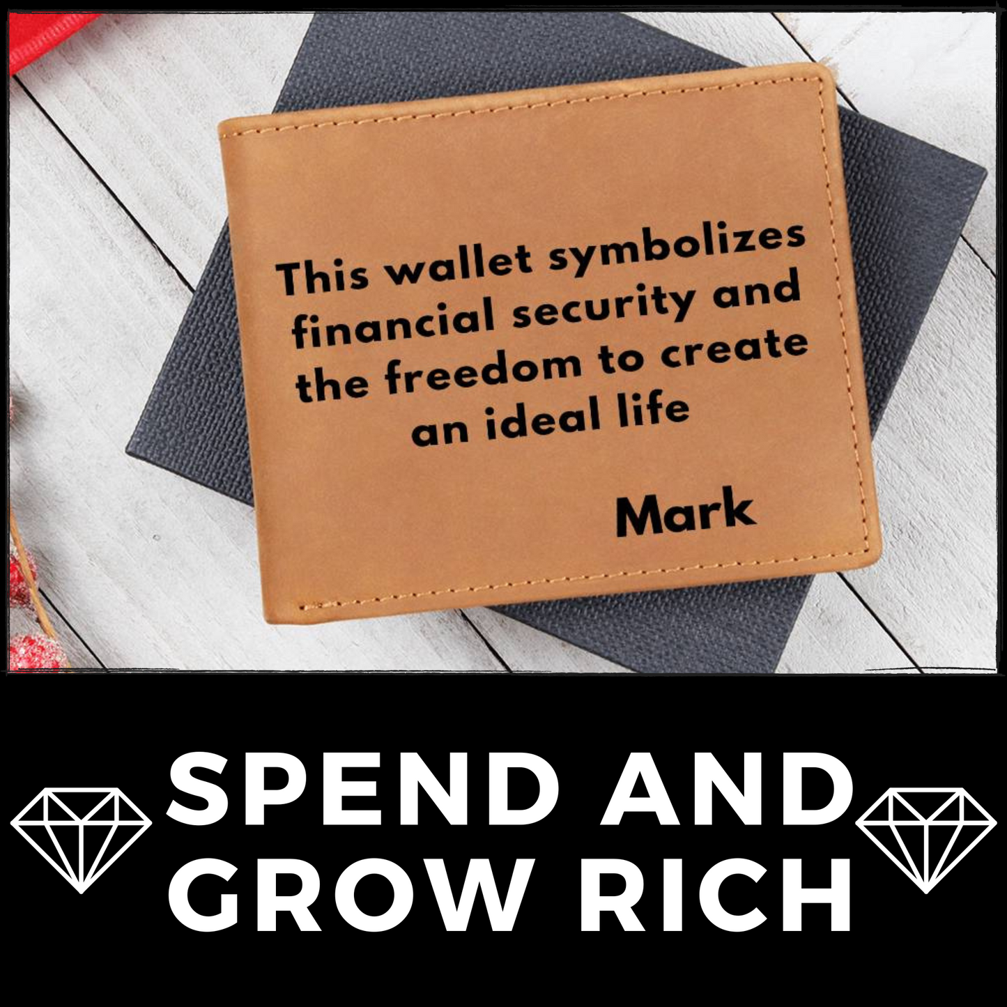 [Almost Sold Out] Personalized Financial Security Leather Wallet