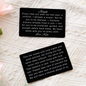 Personalized First Responder Metal Wallet Card