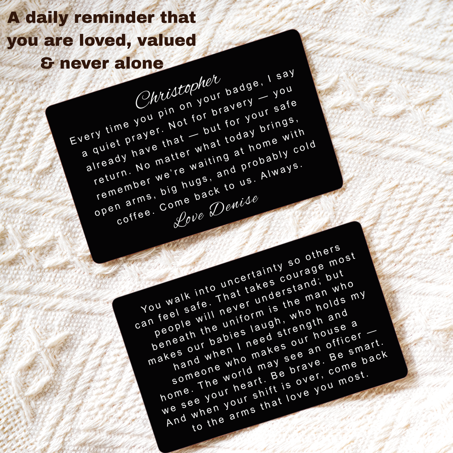 Policeman Metal Wallet Card Gift, Personalized Police Academy Graduation Gift, Police Dad Gift, Police Officer Law Enforcement Gift Men Women