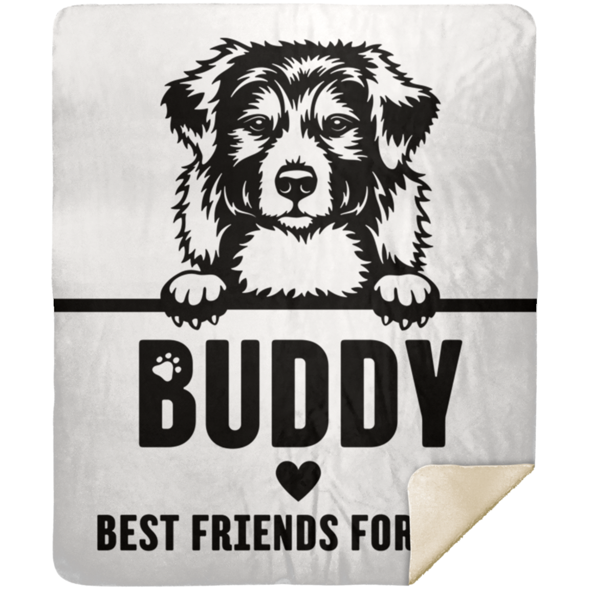 50% OFF SALE - PERSONALIZED DOGS - COZY FLEECE/PREMIUM SHERPA BLANKET