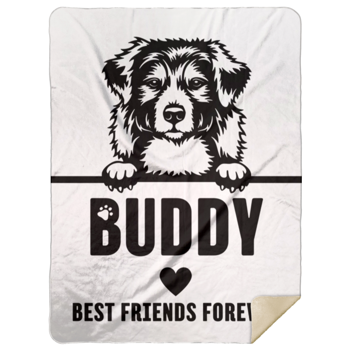 50% OFF SALE - PERSONALIZED DOGS - COZY FLEECE/PREMIUM SHERPA BLANKET