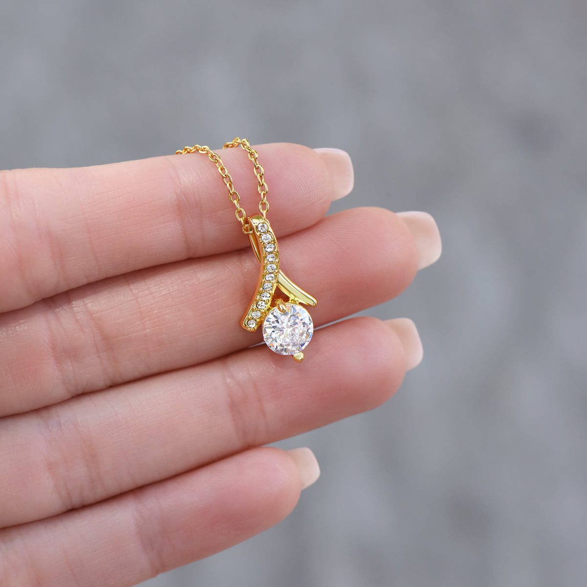 To My Beautiful Wife - Alluring Beauty Necklace