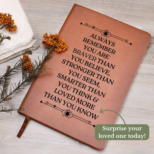 [Almost Sold Out] Always Remember Graphic Leather Journal