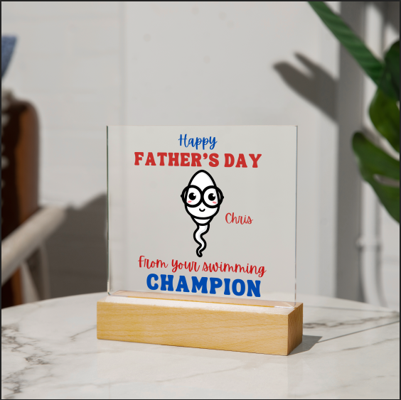 [Almost Sold Out] Personalized From Your Swimming Champions - Acrylic Plaque