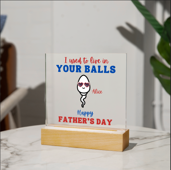 [Almost Sold Out] Personalized Sperm Father's Day Gift
