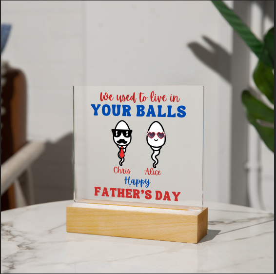 [Almost Sold Out] Personalized Sperm Father's Day Gift