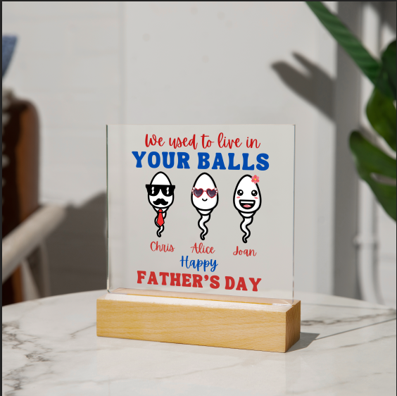 [Almost Sold Out] Personalized Sperm Father's Day Gift