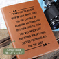 [Almost Sold Out] Motivational Graphic Leather Journal