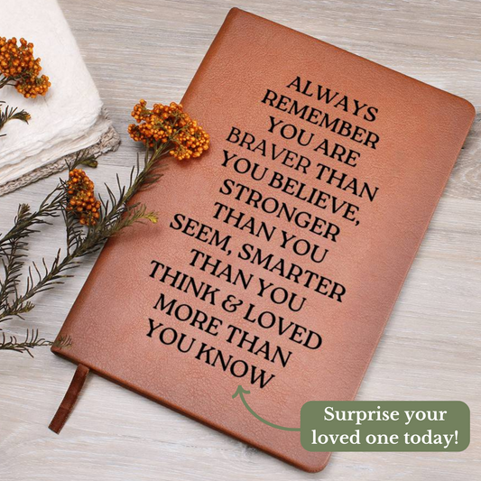[Almost Sold Out] Inspirational Graphic Leather Journal