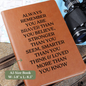 [Almost Sold Out] Inspirational Graphic Leather Journal