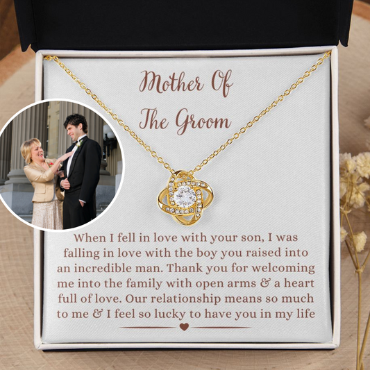 [Almost Sold Out] Mother Of The Groom - Gold Love Knot Necklace