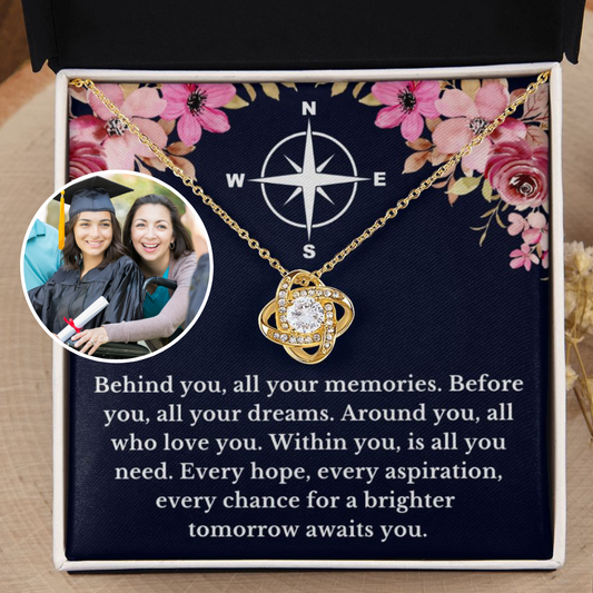 [Almost Sold Out] Class Of 2023 - Before You All Your Dreams - 18k Gold Love Knot Necklace
