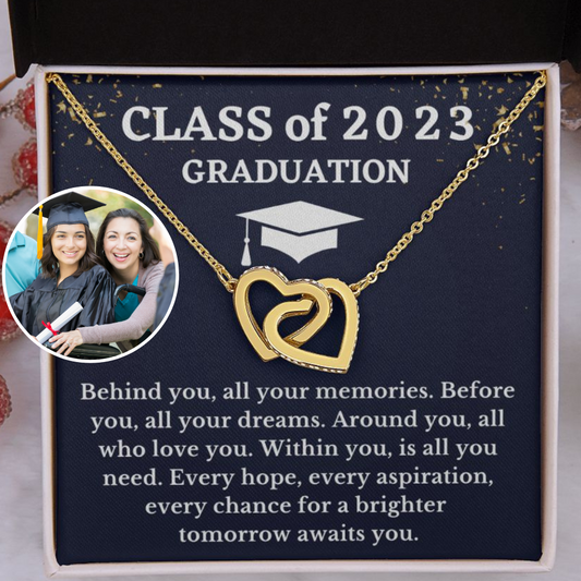 [Almost Sold Out] Class of 2023 - A Brighter Future - Interlocking Hearts Necklace