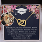 [Almost Sold Out] Class of 2023 - Within You Is All You Need - Interlocking Hearts Necklace