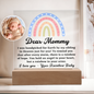 [Almost Sold Out] Dear Mommy Acrylic Plaque