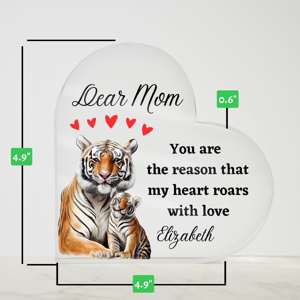 [Almost Sold Out] Dear Mom - Tigris and Child - Acrylic Plaque