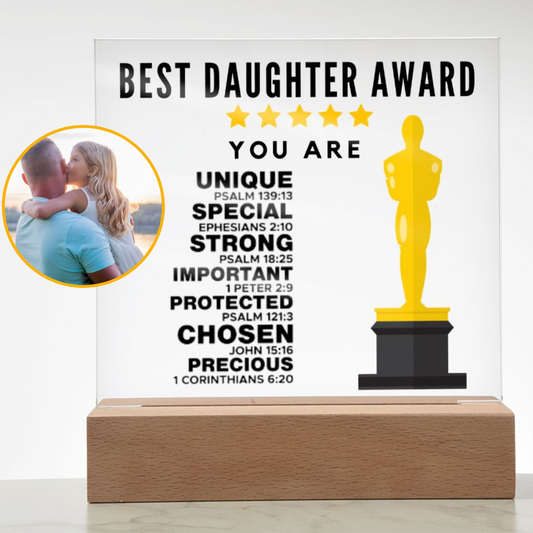 [Almost Sold Out] Best Daughter Award - Acrylic Plaque with Stand
