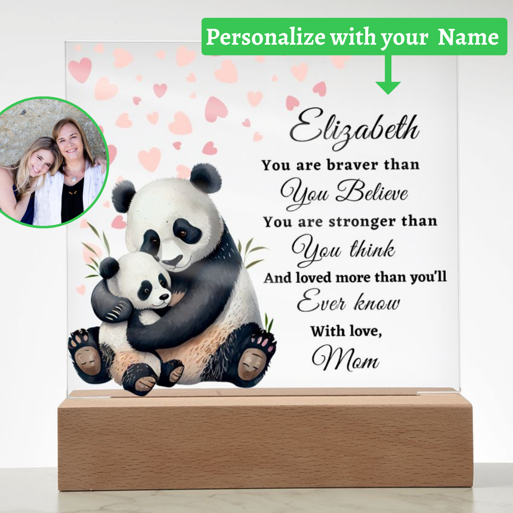 [Almost Sold Out] To My Daughter - Panda - Acrylic Plaque