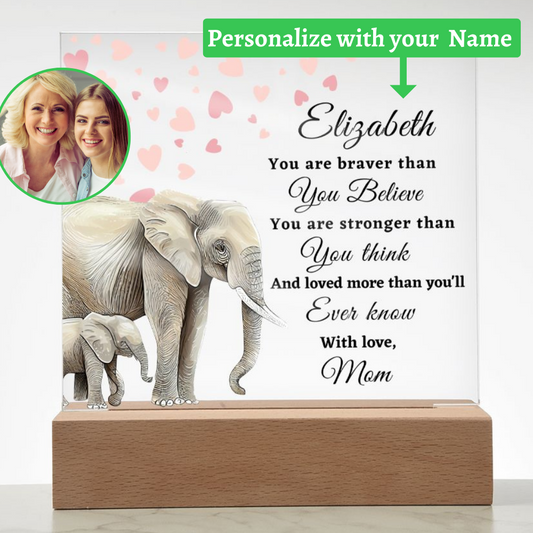 [Almost Sold Out] To My Daughter - Elephant - Acrylic Plaque