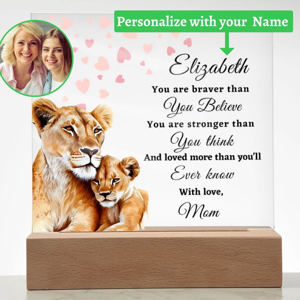 [Almost Sold Out] To My Daughter - Lion - Acrylic Plaque