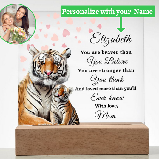 [Almost Sold Out] To My Daughter - Tiger - Acrylic Plaque