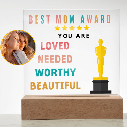 [Almost Sold Out] Best Mom Award - You are Loved - Acrylic Plaque with Stand