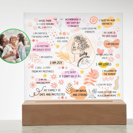 Almost Sold Out - Grandma Daily Affirmations - Acrylic Plaque with Stand