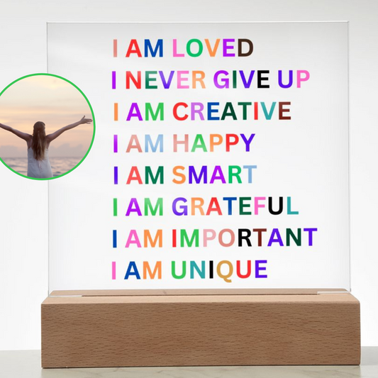 Almost Sold Out - Daily Affirmations - Acrylic Plaque with Stand