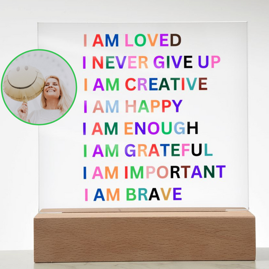 Almost Sold Out - Daily Affirmations - Acrylic Plaque with Stand