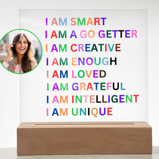 Almost Sold Out - Daily Affirmations - Acrylic Plaque with Stand