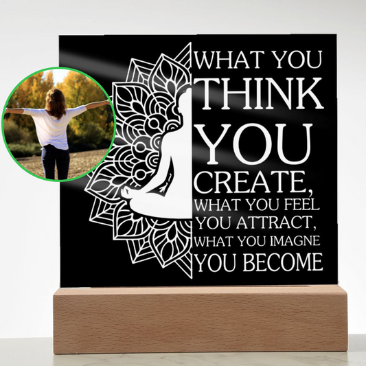 Almost Sold Out - Law of Attraction - Acrylic Plaque with Stand