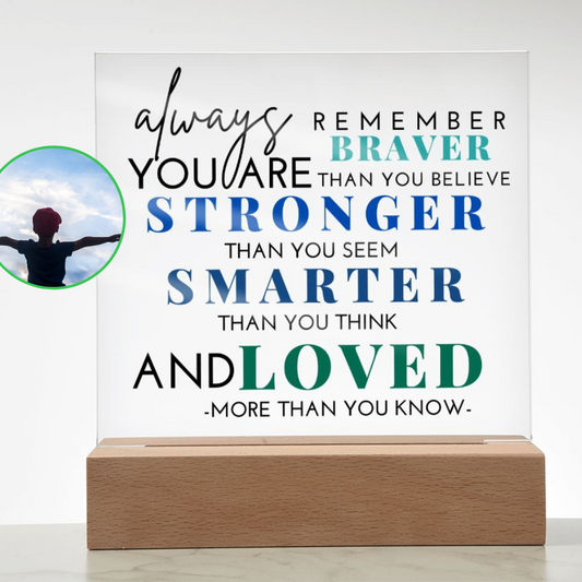 [Almost Sold Out] Always Remember for Boys / Men - Acrylic Plaque