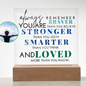 [Almost Sold Out] Always Remember for Boys / Men - Acrylic Plaque
