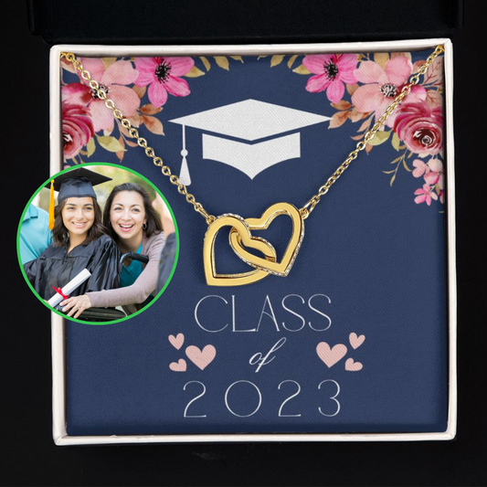 Almost Sold Out - Class of 2023 - Interlocking Hearts Necklace