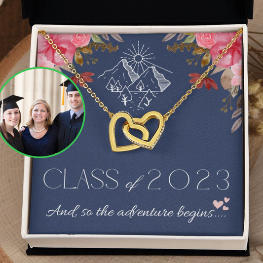 Almost Sold Out - Class of 2023 - Interlocking Hearts Necklace