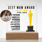 [Almost Sold Out] Best Mom Award Acrylic Plaque with Stand