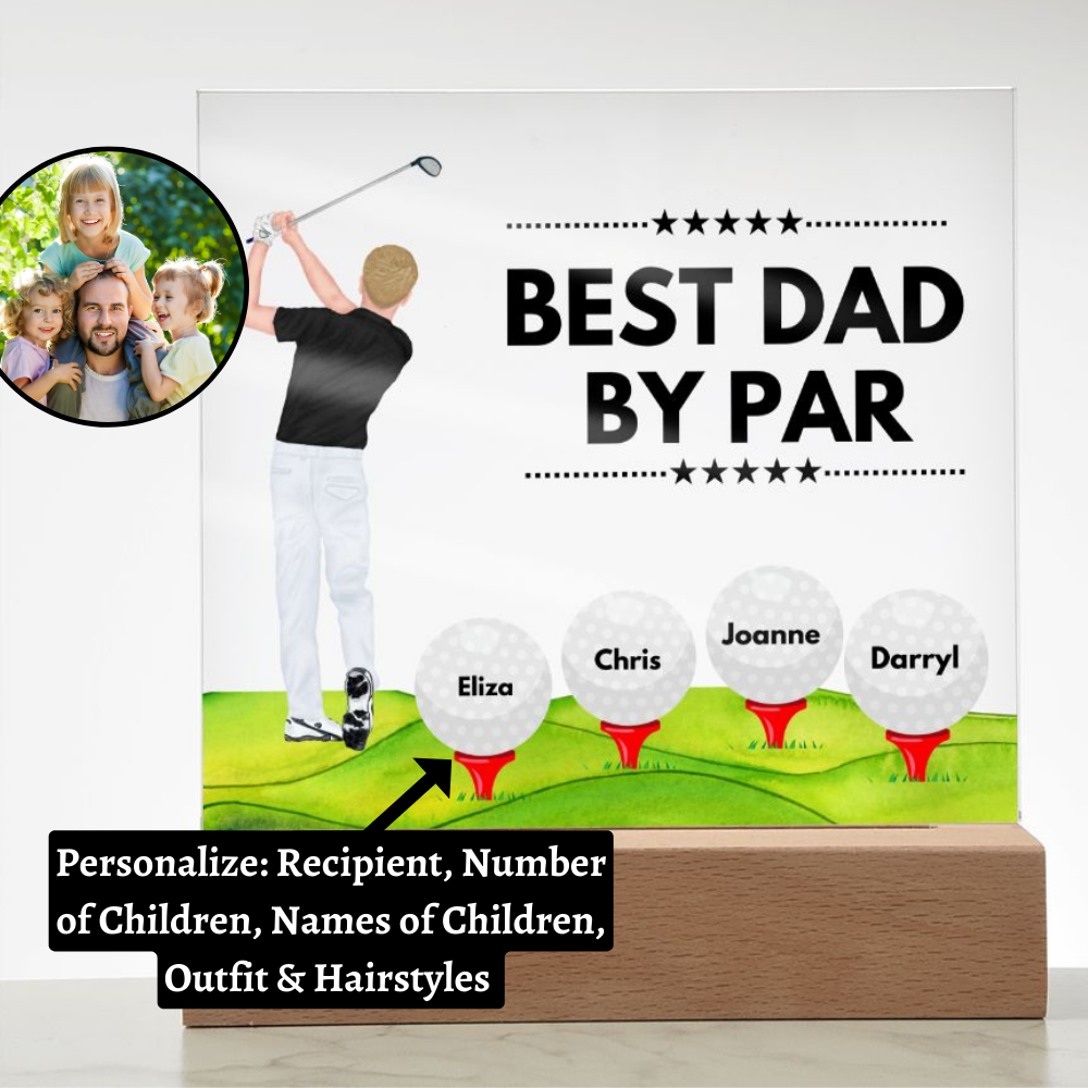 [Almost Sold Out] Best Dad / Step Dad / Bonus Dad / Grandpa - Personalized Acrylic Plaque