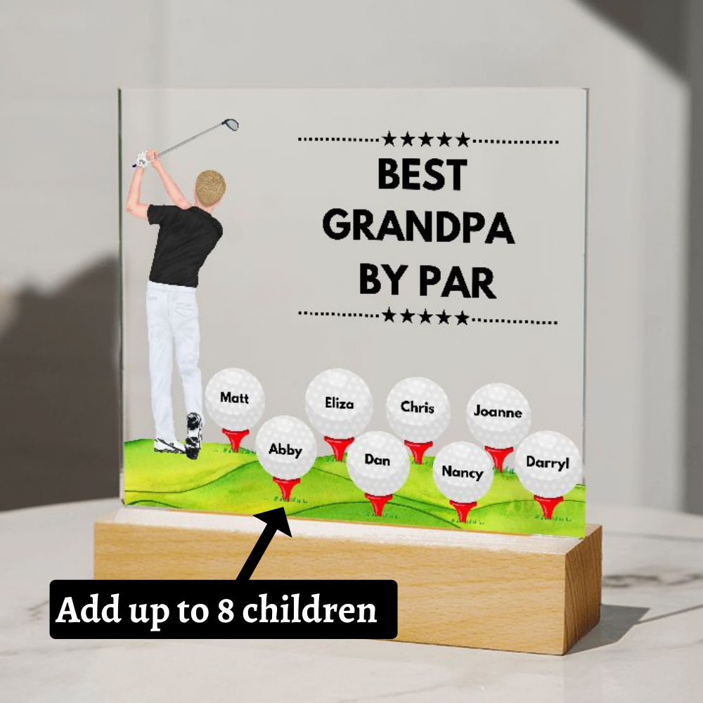 [Almost Sold Out] Best Dad / Step Dad / Bonus Dad / Grandpa - Personalized Acrylic Plaque