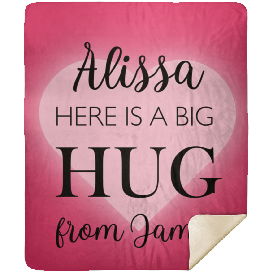 50% OFF SALE - HUG BLANKET - COZY FLEECE/PREMIUM SHERPA BLANKET