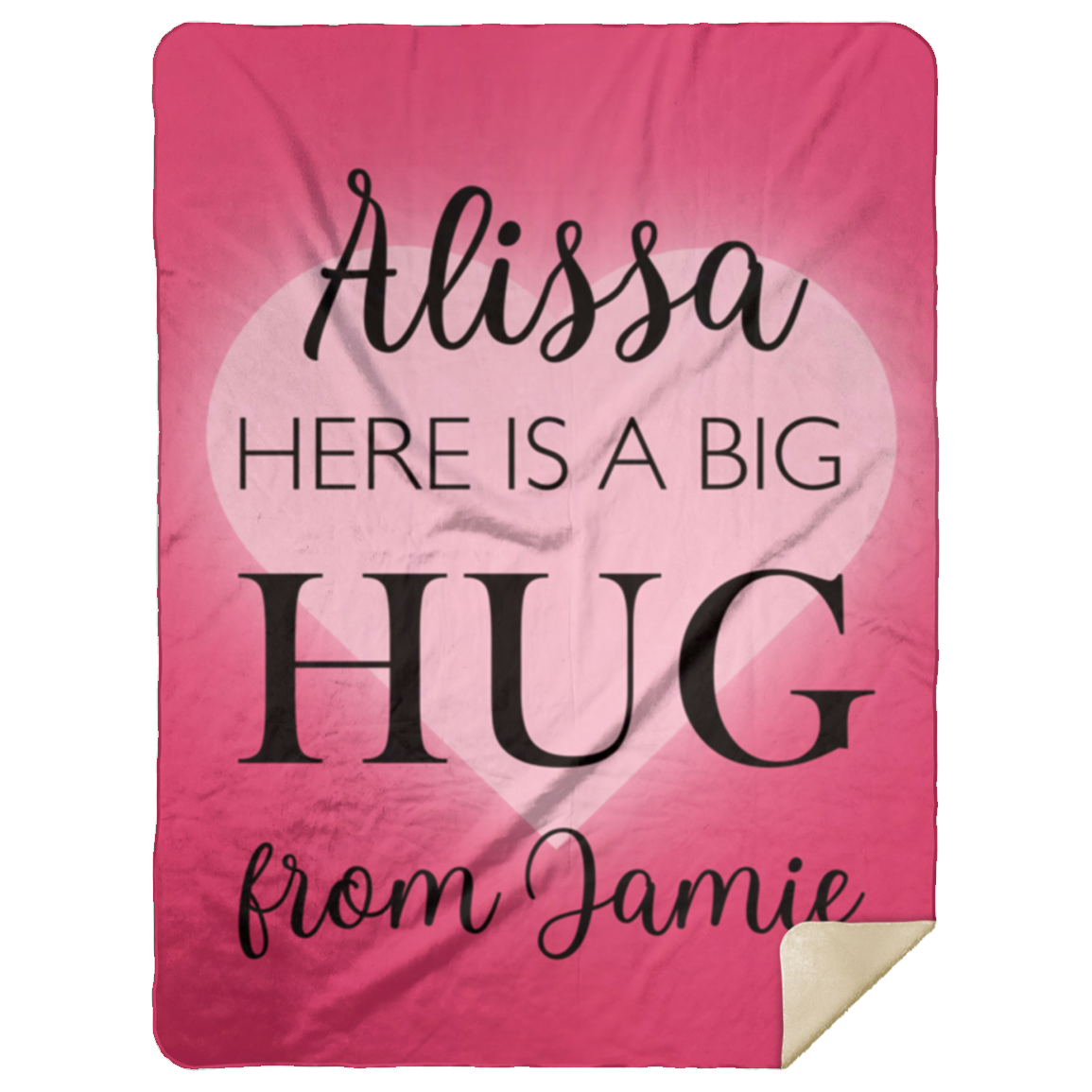 50% OFF SALE - HUG BLANKET - COZY FLEECE/PREMIUM SHERPA BLANKET