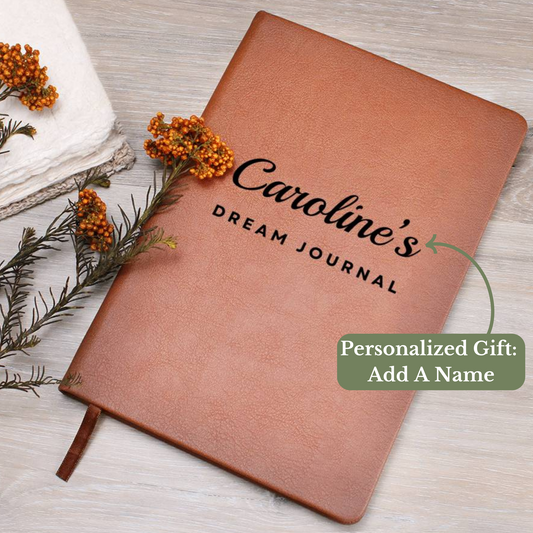 [Almost Sold Out] Personalized Graphic Leather Dream Journal