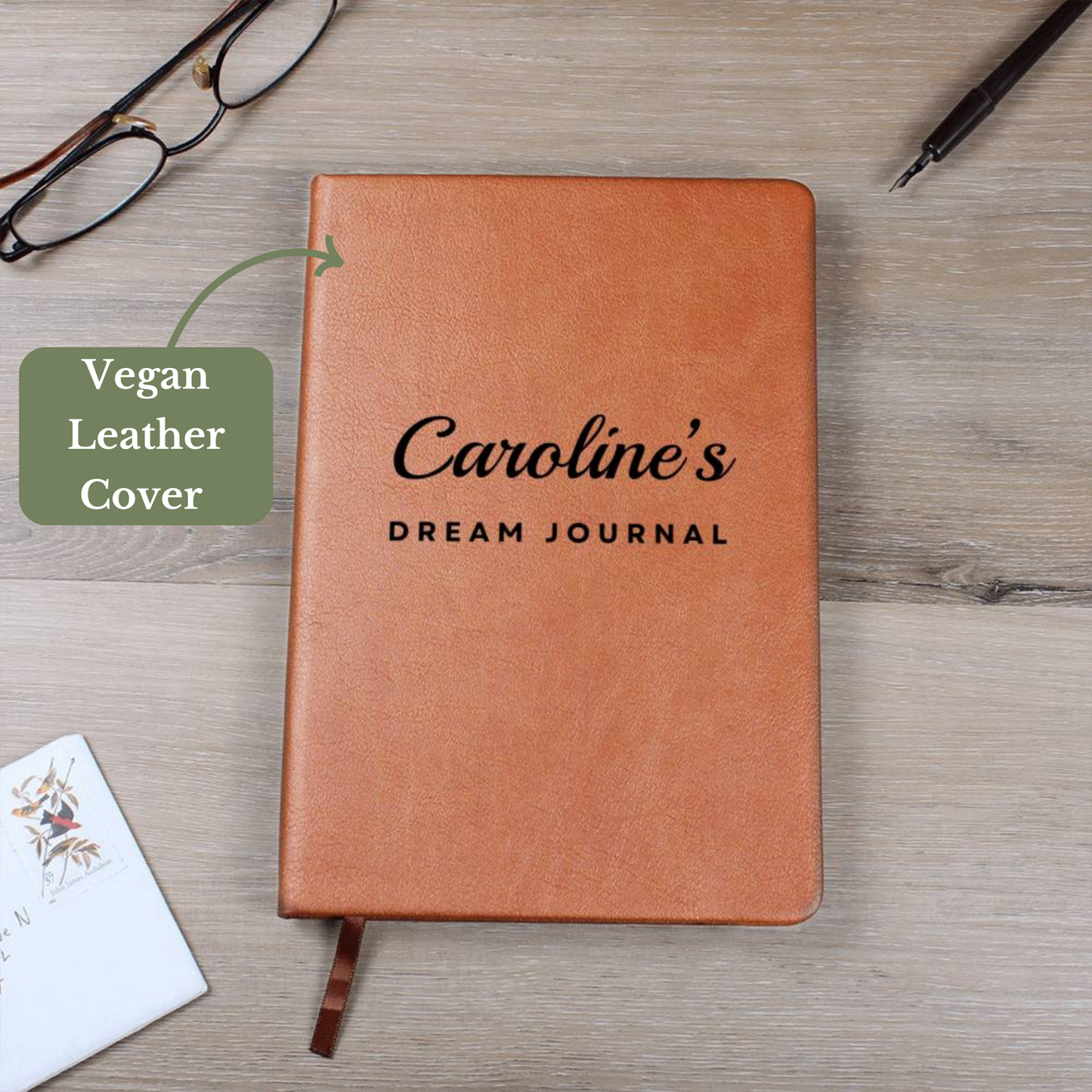 [Almost Sold Out] Personalized Graphic Leather Dream Journal