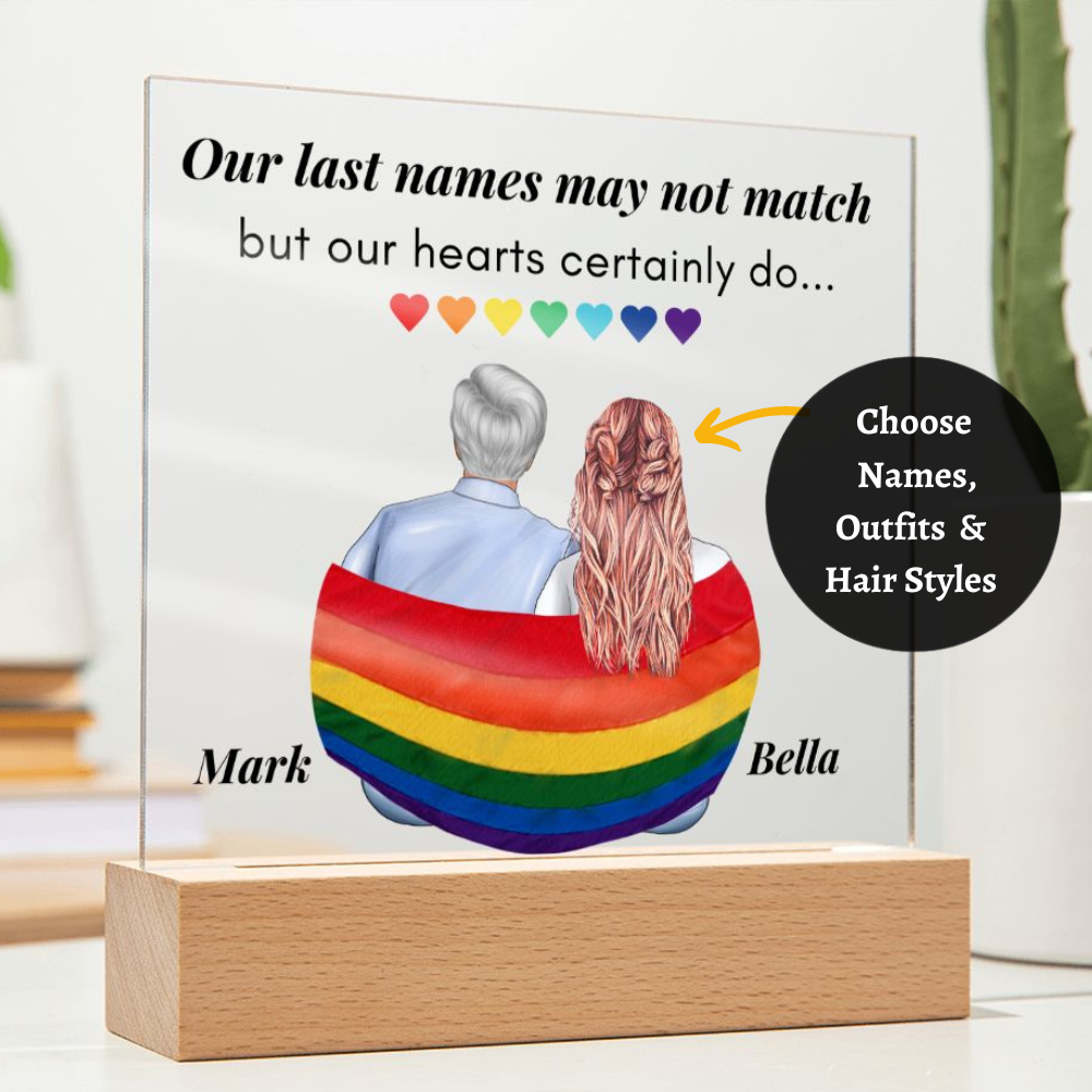 [Almost Sold Out] Bonus Dad - Father's Day Pride Gift Acrylic Plaque