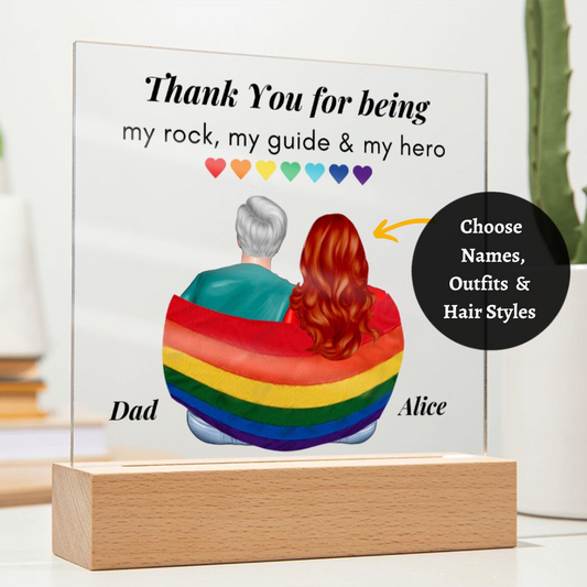 [Almost Sold Out] Personalized Father's Day - My Rock, My Guide, My Hero