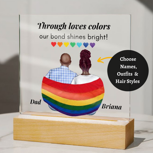 [Almost Sold Out] Customized Father's Day Acrylic Plaque - Our Bond Shines Bright